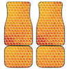 Honey Bee Hive Print Front and Back Car Floor Mats