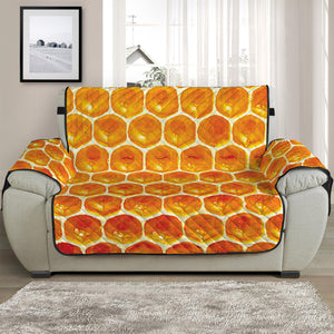 Honey Bee Hive Print Half Sofa Protector