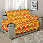 Honey Bee Hive Print Half Sofa Protector