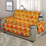 Honey Bee Hive Print Half Sofa Protector