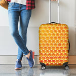 Honey Bee Hive Print Luggage Cover