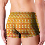 Honey Bee Hive Print Men's Boxer Briefs