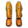 Honey Bee Hive Print Muay Thai Shin Guards