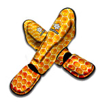 Honey Bee Hive Print Muay Thai Shin Guard