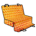 Honey Bee Hive Print Pet Car Back Seat Cover