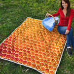 Honey Bee Hive Print Quilt