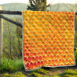 Honey Bee Hive Print Quilt