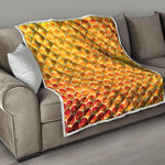 Honey Bee Hive Print Quilt