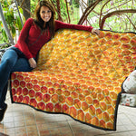 Honey Bee Hive Print Quilt