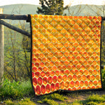 Honey Bee Hive Print Quilt