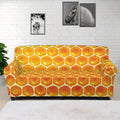 Honey Bee Hive Print Sofa Cover