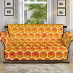 Honey Bee Hive Print Sofa Protector