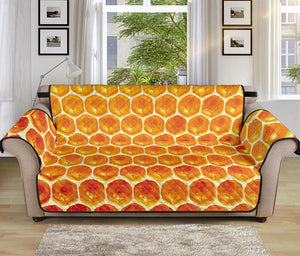 Honey Bee Hive Print Sofa Protector