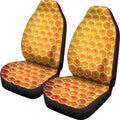Honey Bee Hive Print Universal Fit Car Seat Covers