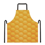 Honeycomb Pattern Print Apron