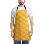 Honeycomb Pattern Print Apron