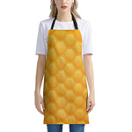 Honeycomb Pattern Print Apron