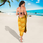 Honeycomb Pattern Print Beach Sarong Wrap