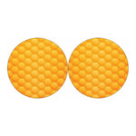 Honeycomb Pattern Print Car Coasters