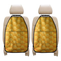 Honeycomb Pattern Print Car Seat Organizers