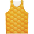Honeycomb Pattern Print Men's Tank Top