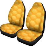 Honeycomb Pattern Print Universal Fit Car Seat Covers