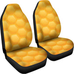 Honeycomb Pattern Print Universal Fit Car Seat Covers