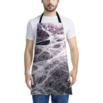 Horror Cobweb Print Apron