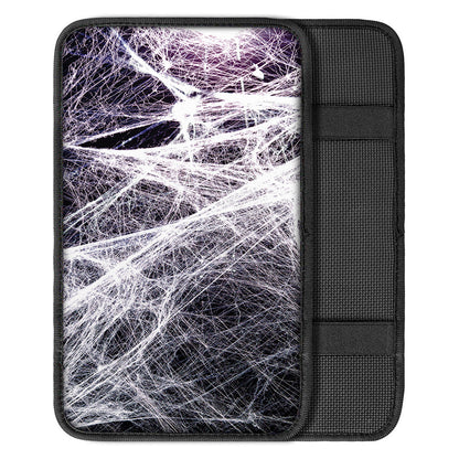 Horror Cobweb Print Car Center Console Cover