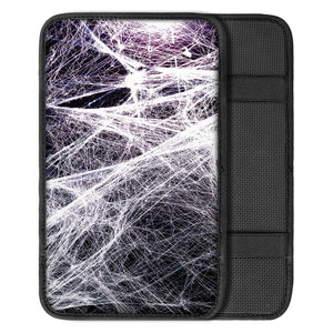 Horror Cobweb Print Car Center Console Cover