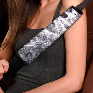 Horror Cobweb Print Car Seat Belt Covers