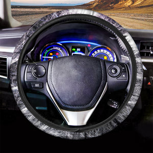 Horror Cobweb Print Car Steering Wheel Cover