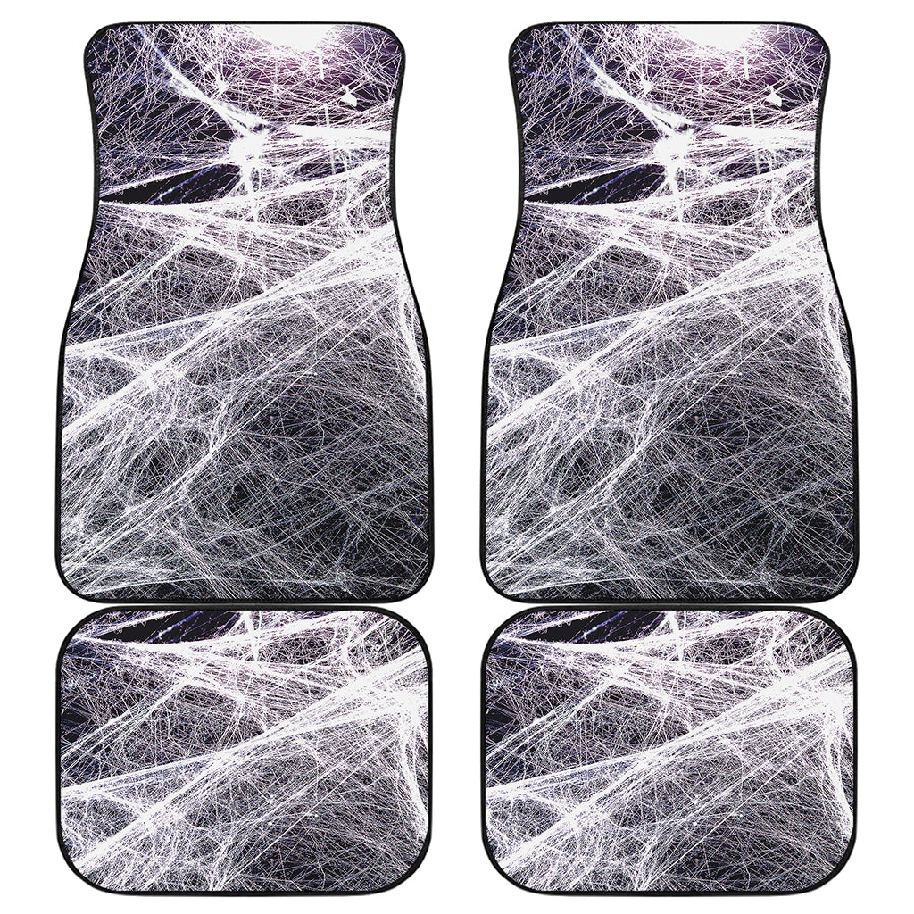 Horror Cobweb Print Front and Back Car Floor Mats