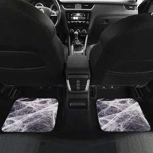 Horror Cobweb Print Front and Back Car Floor Mats