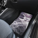 Horror Cobweb Print Front and Back Car Floor Mats