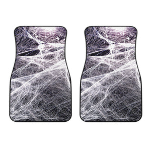 Horror Cobweb Print Front Car Floor Mats