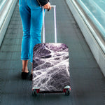 Horror Cobweb Print Luggage Cover