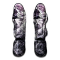 Horror Cobweb Print Muay Thai Shin Guards
