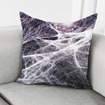 Horror Cobweb Print Pillow Cover