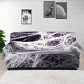 Horror Cobweb Print Sofa Cover