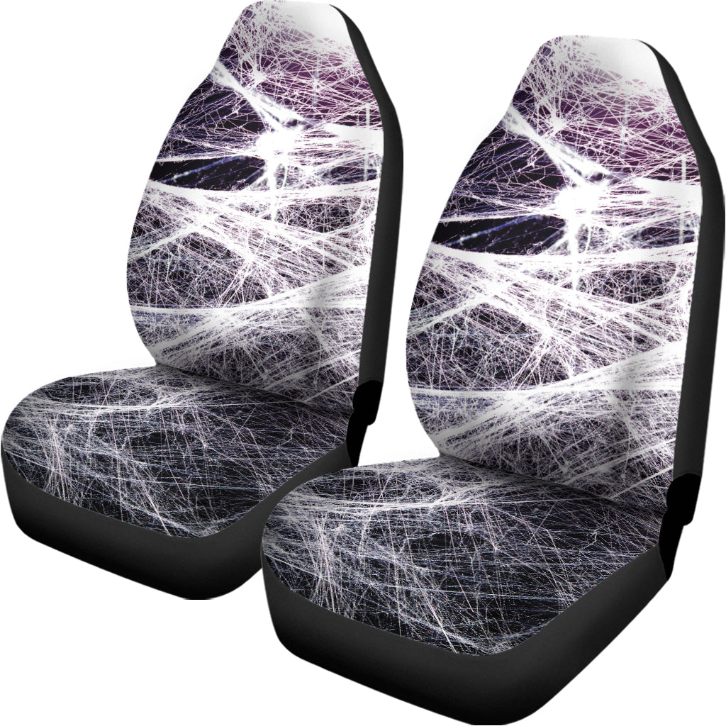 Horror Cobweb Print Universal Fit Car Seat Covers