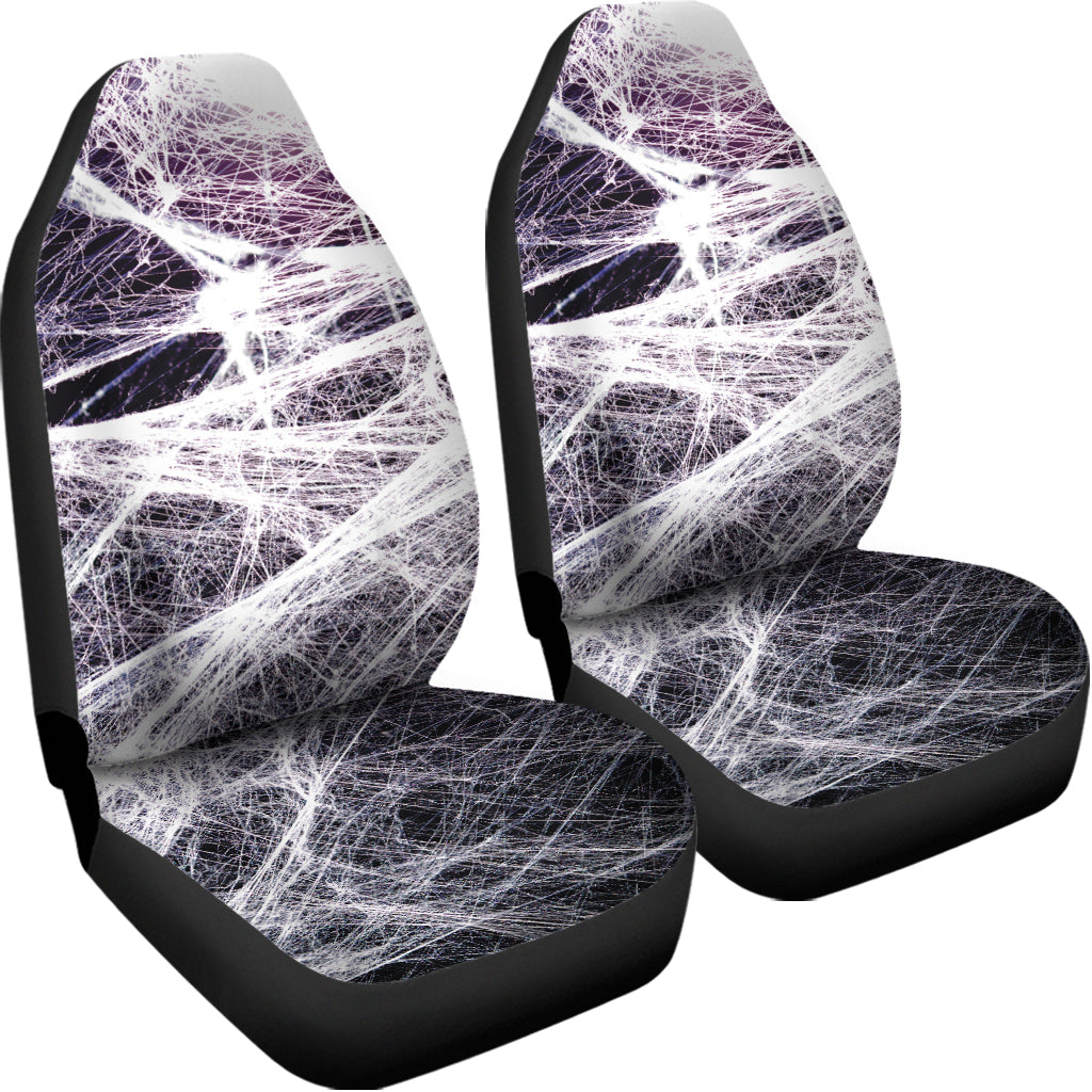 Horror Cobweb Print Universal Fit Car Seat Covers