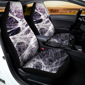 Horror Cobweb Print Universal Fit Car Seat Covers