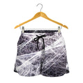 Horror Cobweb Print Women's Shorts