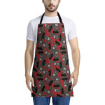 Horror Frankenstein Pattern Print Apron