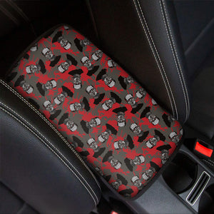 Horror Frankenstein Pattern Print Car Center Console Cover