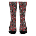 Horror Frankenstein Pattern Print Crew Socks