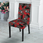 Horror Frankenstein Pattern Print Dining Chair Slipcover