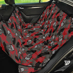 Horror Frankenstein Pattern Print Pet Car Back Seat Cover