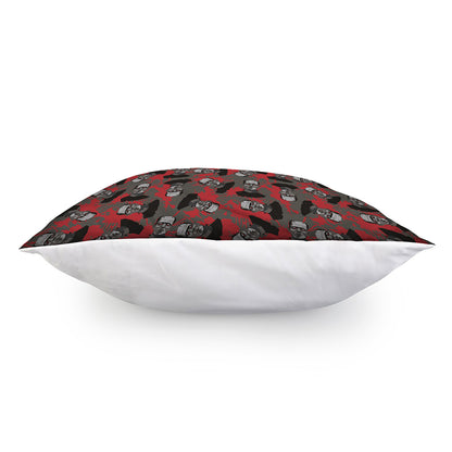 Horror Frankenstein Pattern Print Pillow Cover